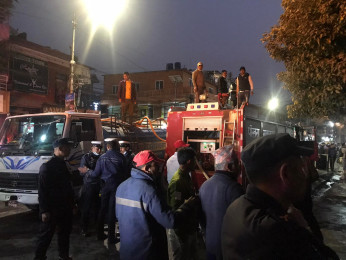 पोखरा लेकसाइडको आगलागी नियन्त्रणमा