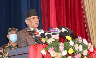 देशको आर्थिक अवस्था सहज छैन तर आत्तिनुपर्दैन :  प्रधानमन्त्री दाहाल