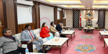 आठ दलीय गठबन्धनको बैठकमा एलिजा गौतम पनि सहभागी