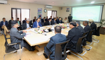 प्रधानमन्त्रीद्वारा लगानी बोर्डअन्तर्गतका ११ विदेशी लगानीकर्ता कम्पनीसँग छलफल