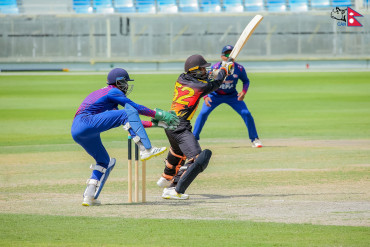 लिग–२ः पपुपा न्युगिनीले नेपाललाई दियो २०४ रनको लक्ष्य