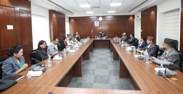 सिंहदरबारमा मन्त्रिपरिषदको बैठक