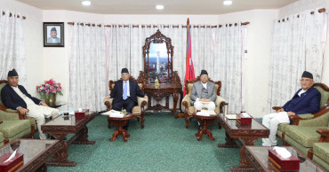 सभामुख र तीन दलका शीर्ष नेताहरुबीच छलफल