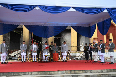 अर्थ, ऊर्जा र गृहमन्त्रीले लिए शपथ