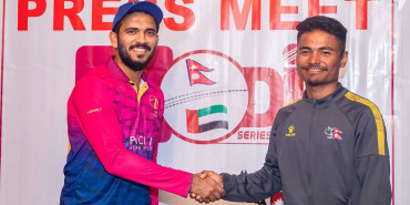 नेपाल र यूएईको तेश्रो एक दिवसीय प्रतिस्पर्धा आज