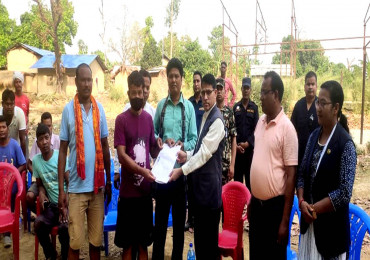 आगलागीबाट ध्वस्त विपत मुक्तकमैया बस्ती सुदूरपश्चिम सरकारले निर्माण गरिदिने