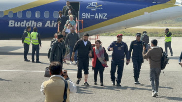 चितवन पुगे रवि लामिछाने 