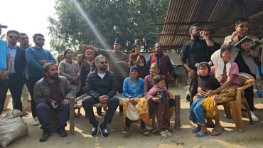 बालेन फेरि चुनावी अभियानमा झापा (फोटो फिचर)