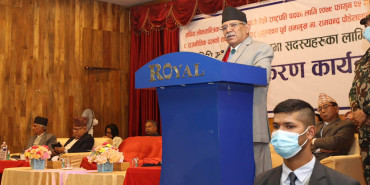 ८ दलीय गठबन्धन पाँचै वर्ष जान्छ : प्रधानमन्त्री प्रचण्ड