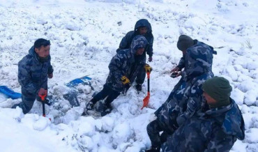 दार्चुला हिमपहिरोमा बेपत्ता भएका पाँचै जनाको शव फेला