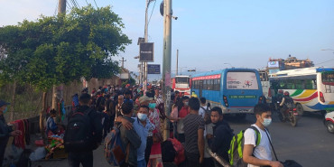 काठमाडौं उपत्यकाबाट झण्डै तीन लाख जना बाहिरिए