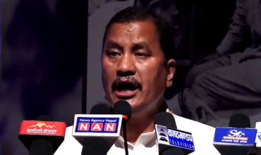 विप्लव नेतृत्वको नेपाल कम्युनिष्ट पार्टीले पत्रकार सम्मेलन गर्दै