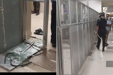 चितवन मेडिकल कलेजमा तोडफोड