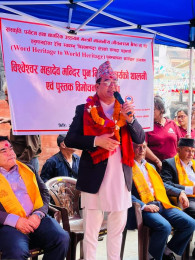 काठमाडौंमा बाटो बढाउने नाममा घर भत्काउनु हुँदैन : मन्त्री श्रेष्ठ