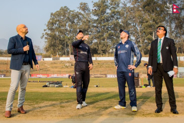 नामिबिया र स्कटल्याण्ड भिड्दै