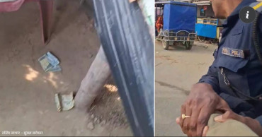 प्रहरीले घुस लिदैँ गरेको फोटो पत्रकारले खिचेपछी...