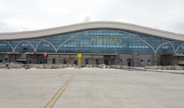 पोखरा अन्तर्राष्ट्रिय विमानस्थलमा एरो थाईको जहाजबाट यान्त्रिक उडान हुने