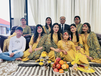 प्रचण्डले यस वर्ष पनि लगाएनन् दसैंको टीका