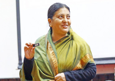 राष्ट्रपतिले कोभिड–१९ नियन्त्रणमा भइरहेको कामबारे जानकारी लिइन
