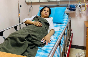 नाउपा अध्यक्ष रञ्जिता श्रेष्ठ बिरामी,ग्राण्डी अस्पतालमा उपचार हुँदै