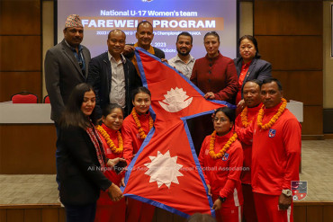 साफ यू-१७ च्याम्पियनमा भारतसँग खेल्दै नेपाल