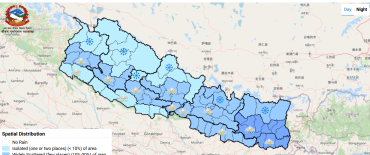 ५ दिन अगावै भित्रियो नेपालमा मनसुन