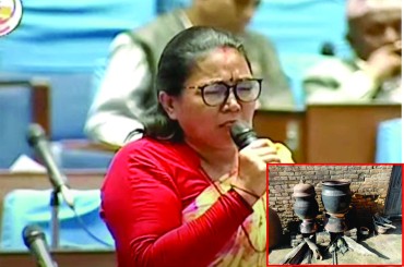 घरेलु रक्सीको नाम ‘तीनपाने’ राख्नुपर्ने एमाले सांसदको प्रस्ताव