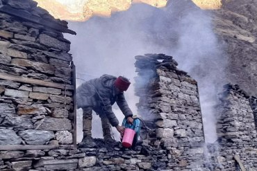 गोरखाको छेकम्पारमा आगलागी : सामग्री पूर्ण रुपमा नष्ट