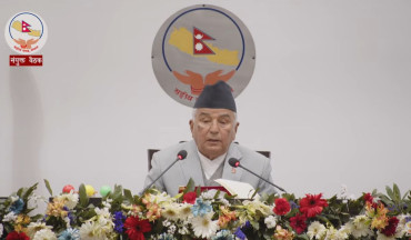 जनताको आकांक्षा अनुसार जनकल्याणकारी कानुन निर्माण गर्न राष्ट्रपति पौडेलको जोड