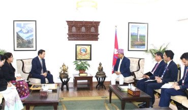 मन्त्री खनाल र म्यानमारका राजदूत थान्ट सिनबीच भेटवार्ता सम्पन्न