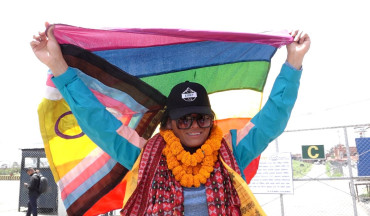 सगरमाथा आरोहण गर्ने पहिलो ट्रान्स महिला निलम पौडेल काठमाडौँ फर्किइन्