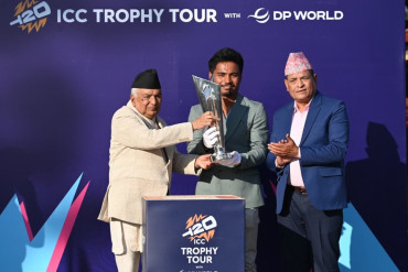 क्रिकेटले नेपालीलाई एकतामा बाँधेको छ: राष्ट्रपति