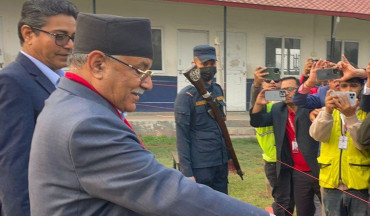 निर्वाचन शान्तिपूर्ण रूपमा सम्पन्न भएकोमा प्रचण्डको खुशी व्यक्त