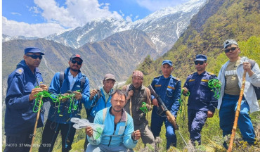 मुस्ताङमा १०५ अवैध पासो फेला पारेर नष्ट