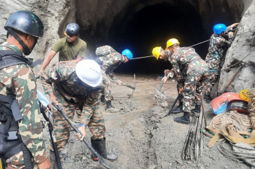 जलविद्युत् आयोजनाका सुरुङमा उद्धार अभियान तीव्र, विशेषज्ञ टोली परिचालन