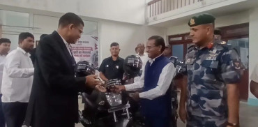 सशस्त्र प्रहरीलाई मधेस सरकारको २० मोटरसाइकल, सीमा सुरक्षामा सहज हुने अपेक्षा