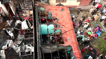 काठमाडौंको चाबहिलस्थित चिया क्याफेमा भीषण आगलागी