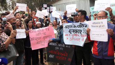 सुकमवासी मोर्चाका कार्यवाहक अध्यक्ष नारायण परिश्रमी पक्राउ