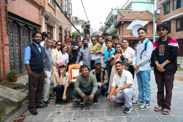 नेपाली फिल्म ‘आशा’ को काठमाडौँबाट छायांकन सुरुः शुशांक र बालकलाकारले दिए पहिलो सट