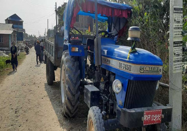बावुले चलाएको ट्याक्टरले किचेर छोरीको मृत्यु