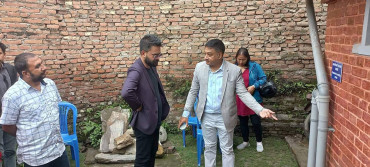 पच्चीस वर्ष पुरानो शौचालय पुनः निर्माण