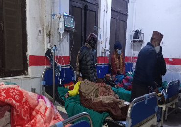 मसला ठानेर खानामा ‘विषादी’ हाल्दा पाँच जना बिरामी