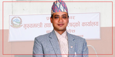 विश्वासको मत लिँदै बागमतीका नवनियुक्त मुख्यमन्त्री बानियाँ