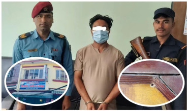 कोठामा बस्न आउनेको गोप्य रुपमा अश्लिल भिडियो खिच्ने क्याफेका म्यानेजर पक्राउ 