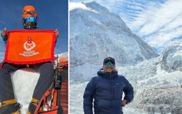 सशस्त्र प्रहरी सहायक निरीक्षक छत्याललले गरे सगरमाथाको सफल आरोहण