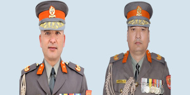 शस्त्र प्रहरीका दुई डिआईजी पाल र सिंहको एक वर्ष पदावधि थप