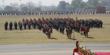 नेपाली सेनाले आज आफ्नो स्थापना दिवस विविध कार्यक्रम गरी मनाउँदै