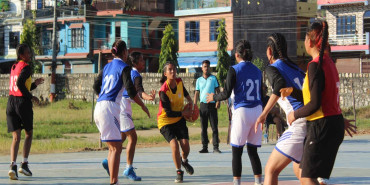 नवौं राष्ट्रिय : महिला बास्केटबलमा सुदूरपश्चिम विजयी