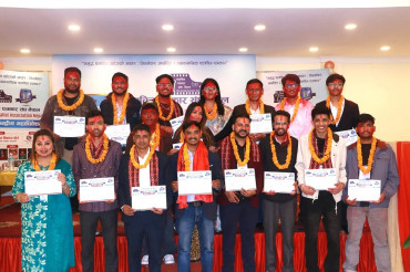 चलचित्र पत्रकार संघको अध्यक्षमा समीर बलामी पुनः निर्वाचित