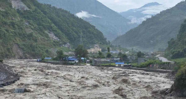तिब्बतमा भएको वर्षाले त्रिशूलीमा ठूलो बाढी, तटीय क्षेत्रमा सचेत रहन आग्रह